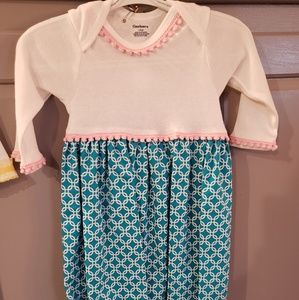 Baby onesie gown